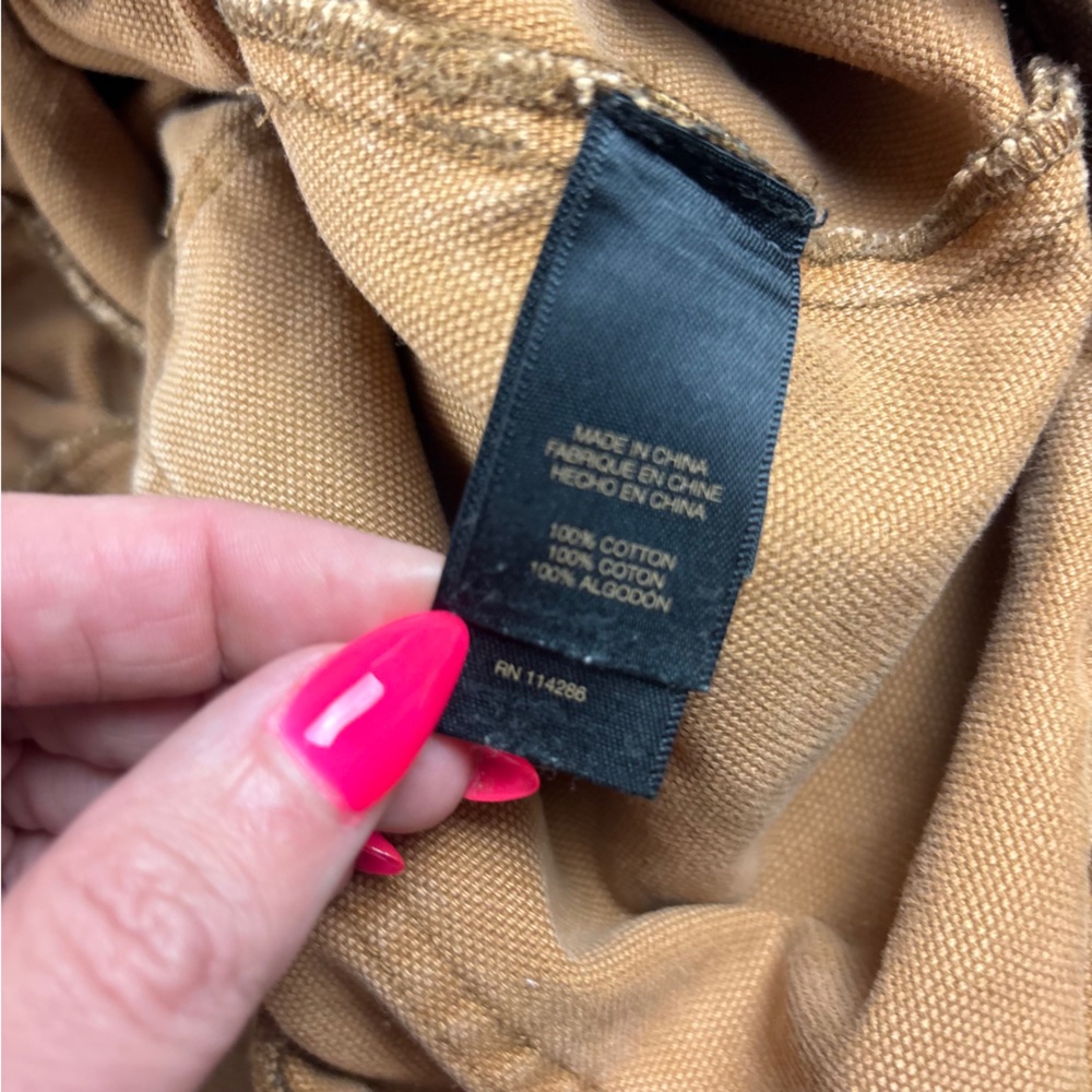 FRYE Women’s Camber Camel colored Canvas Wide Leg Pants size: 29 - Picture 11 of 13